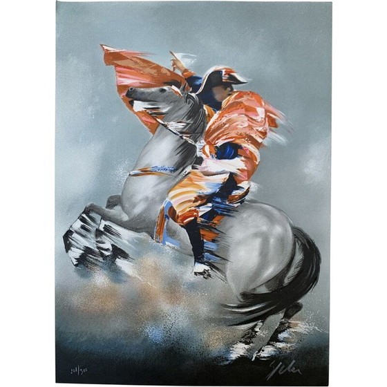 Image 1 of Lithographie vintage de Napoléon Bonaparte par Victor Spahn, 2007
