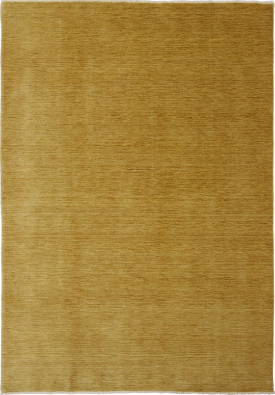 Image 1 of Tapis moderne Gabbeh Loom Unicolore noué à la main 290 X 200 cm Nouveau tapis