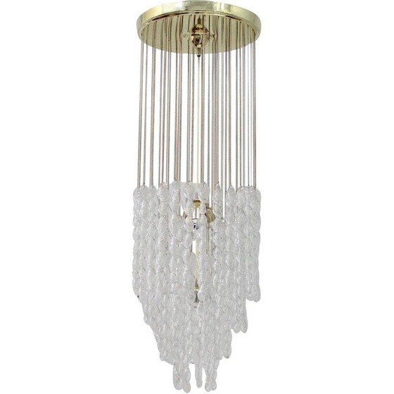 Image 1 of Plafonnier vintage en verre de Murano, Italie, 1970