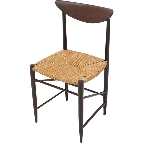 Image 1 of Chaise vintage modèle 316 en teck et corde par Peter Hvidt et Orla Mølgaard-Nielsen pour Soborg, Danemark 1950