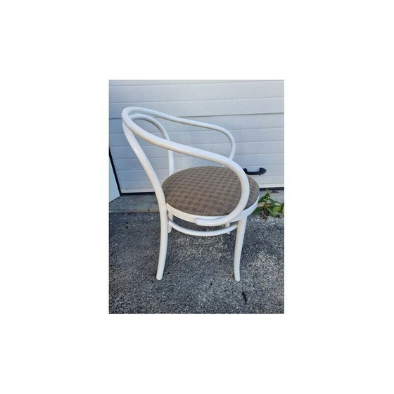 Image 1 of Ensemble de 4 chaises vintage "le corbusier" en bois par Thonet, 1920