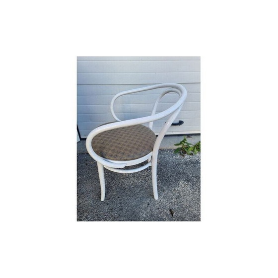 Image 1 of Ensemble de 4 chaises vintage "le corbusier" en bois par Thonet, 1920