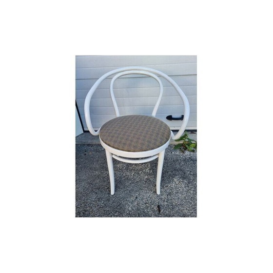 Image 1 of Ensemble de 4 chaises vintage "le corbusier" en bois par Thonet, 1920
