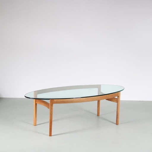 Table basse Ib Kofod Larsen par Fröschen Sitform, Allemagne 1960