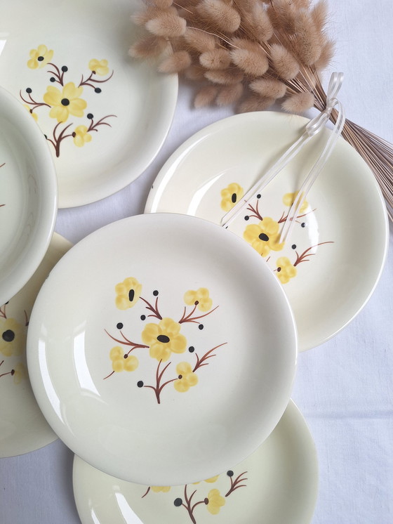 Image 1 of Assiettes Creuse Salins Vintage