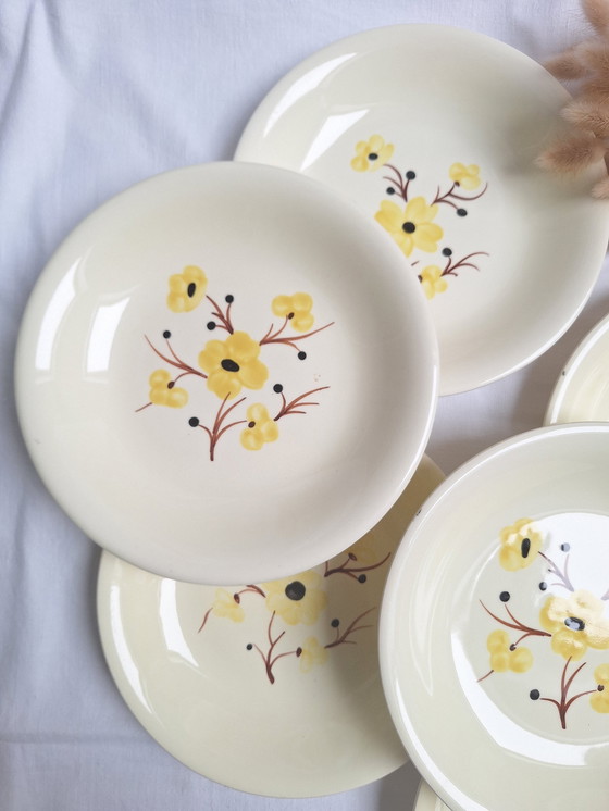 Image 1 of Assiettes Creuse Salins Vintage