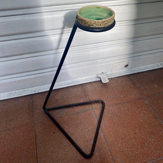 Image 1 of Cendrier vintage en métal et céramique par Mathieu Mategot et Pieter Groeneveld, 1950