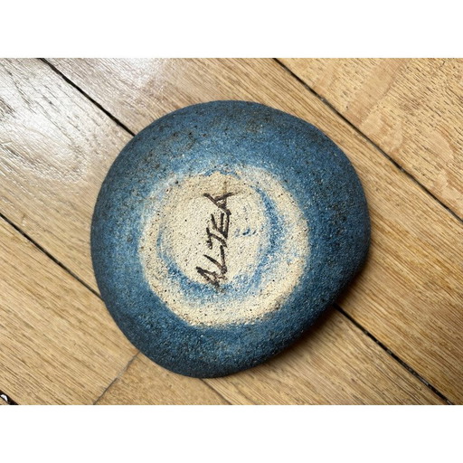 Organisateur de poche vintage en céramique brutaliste, 1970