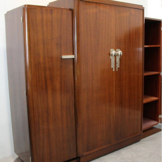 Image 1 of Armoire Vintage Art Deco en bois de rose, France 1930