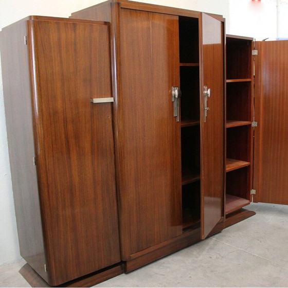 Image 1 of Armoire Vintage Art Deco en bois de rose, France 1930