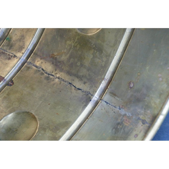 Image 1 of Pot de fleurs vintage en laiton, 1920