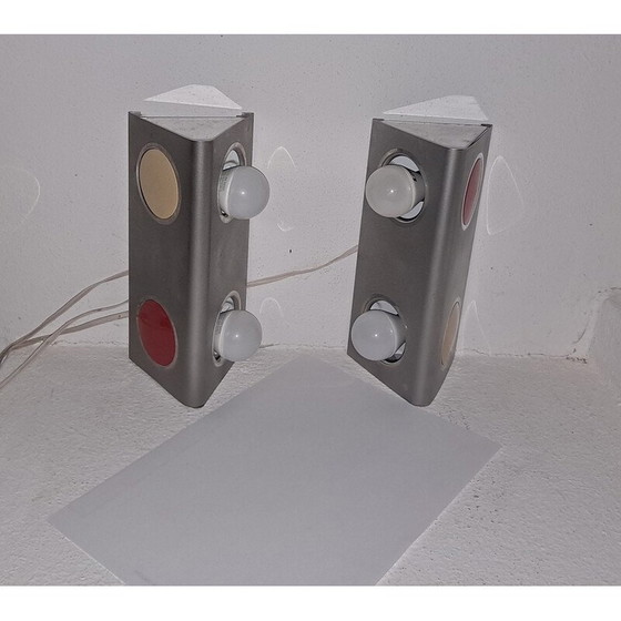 Image 1 of Paire d'appliques italiennes vintage, 1960-1970