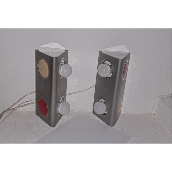 Image 1 of Paire d'appliques italiennes vintage, 1960-1970