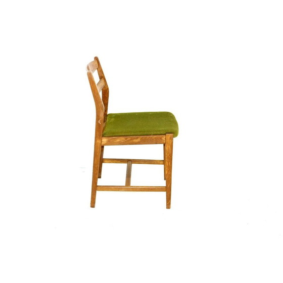 Image 1 of Ensemble de 6 chaises vintage en bois de chêne par Erik Wörtz, 1960
