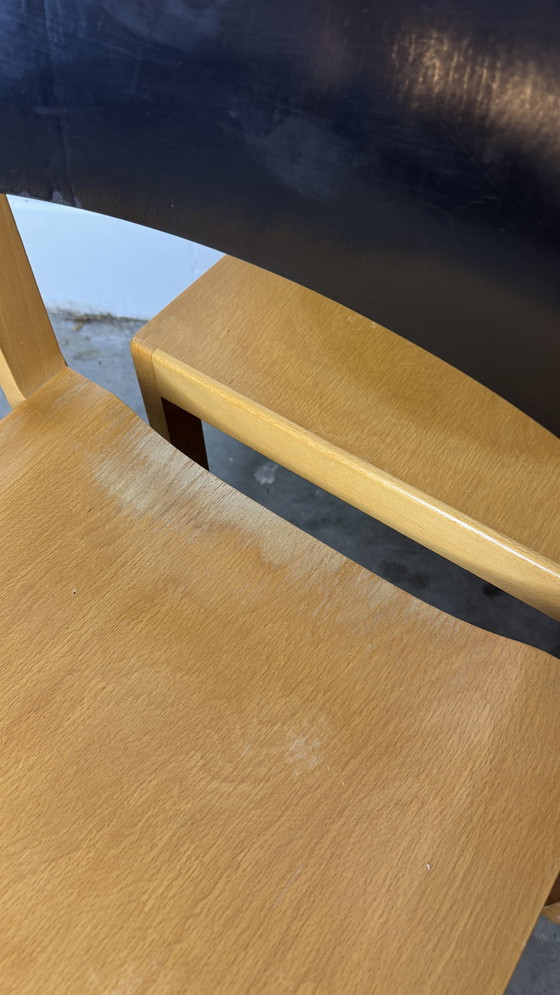 Image 1 of 4X Chaise Vintage empilable