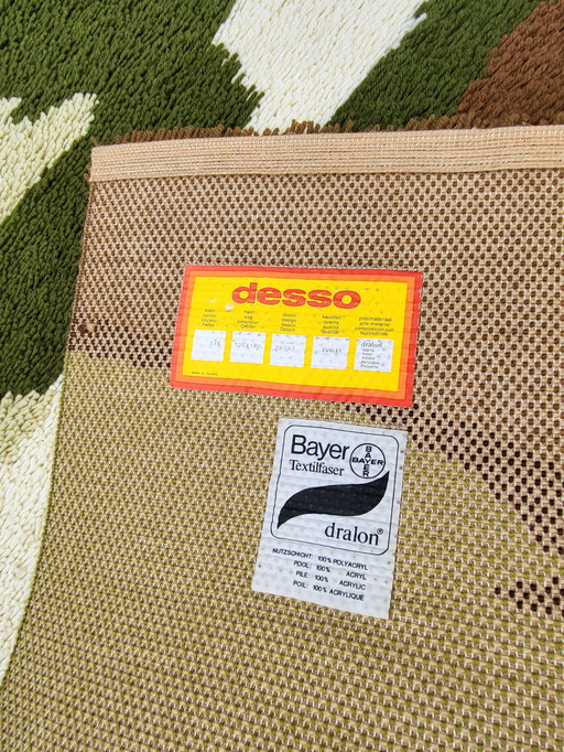 Tapis vintage, Desso, Design 1970s, Holland, Size 125 X 180 cm