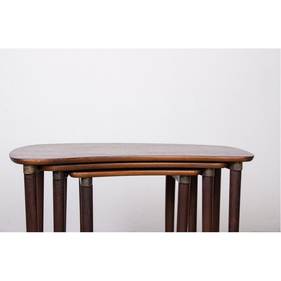 Image 1 of Tables gigognes vintage "haricots" en palissandre, Danemark 1960