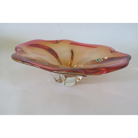 Image 1 of Bol vintage en verre métallurgique, Tchécoslovaquie années 1960