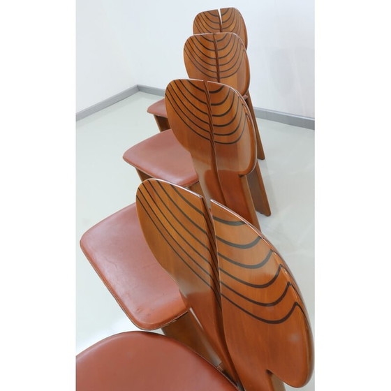 Image 1 of Ensemble de salle à manger vintage par Scarpa Tobia et Afra pour Maxalto, Italie 1975