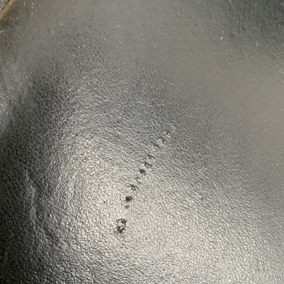 Image 1 of Chaise vintage "Elena b" en métal et cuir par Cattelian Italia, 1970