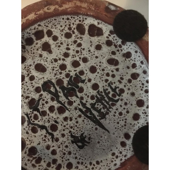 Image 1 of Vase vintage avec décoration géométrique, 1960