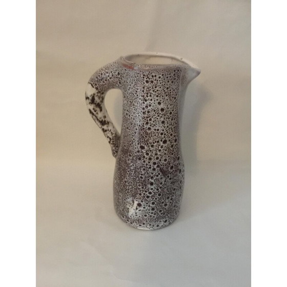 Image 1 of Vase vintage avec décoration géométrique, 1960
