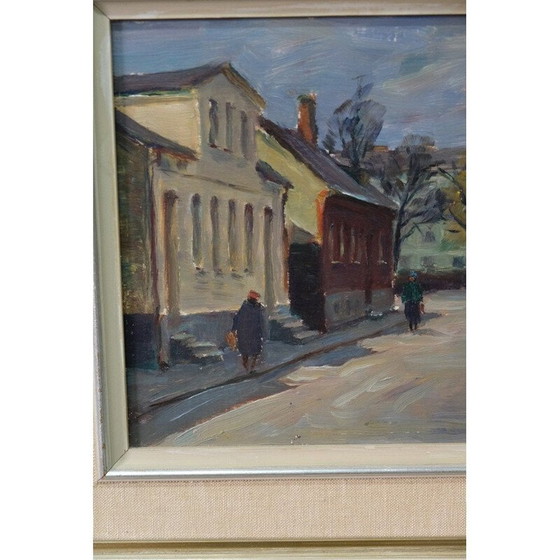Image 1 of Peinture à l'huile moderne de Carl Oscar Larsson, Suède 1958