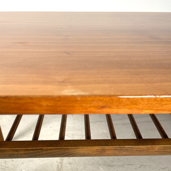 Image 1 of Table basse de style danois avec plateau brillant