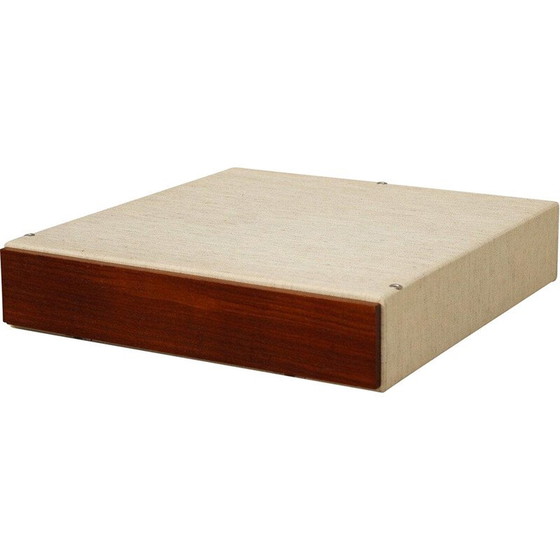 Image 1 of Boîte de rangement vintage en résine pour disques vinyles, Allemagne 1960