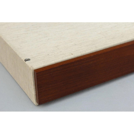 Image 1 of Boîte de rangement vintage en résine pour disques vinyles, Allemagne 1960