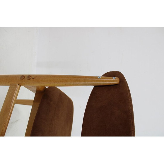 Image 1 of Chaise vintage en hêtre , Tchécoslovaquie 1970