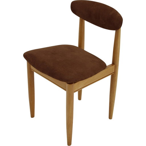 Chaise vintage en hêtre , Tchécoslovaquie 1970