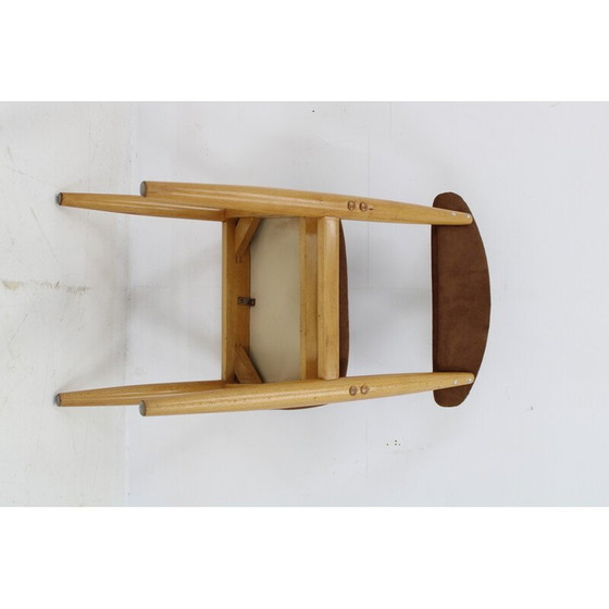 Image 1 of Chaise vintage en hêtre , Tchécoslovaquie 1970
