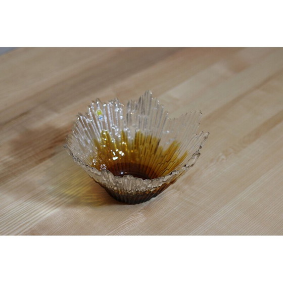 Image 1 of Bol en verre vintage par Tauno Wirkkala, Finlande 1960