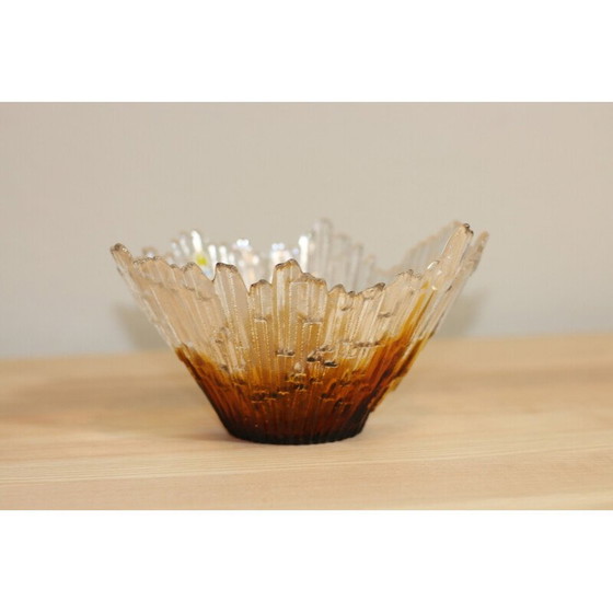 Image 1 of Bol en verre vintage par Tauno Wirkkala, Finlande 1960
