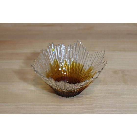 Image 1 of Bol en verre vintage par Tauno Wirkkala, Finlande 1960