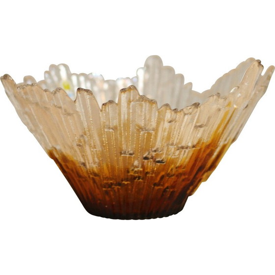 Image 1 of Bol en verre vintage par Tauno Wirkkala, Finlande 1960