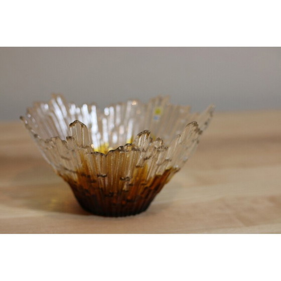 Image 1 of Bol en verre vintage par Tauno Wirkkala, Finlande 1960