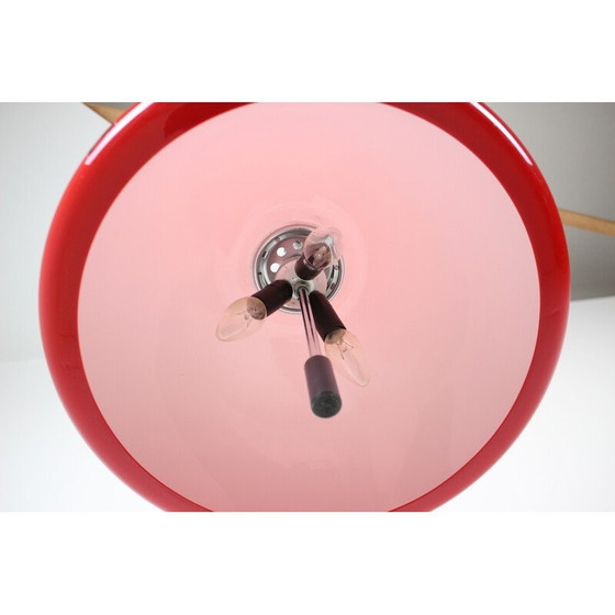 Image 1 of Lampe suspendue réglable en plastique et chrome par Meblo, Italie, années 1970