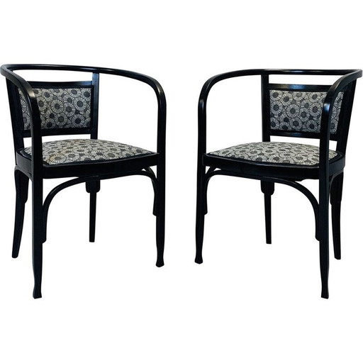 Paire de fauteuils vintage d'Otto Wagner