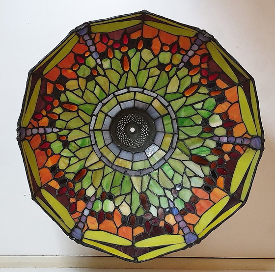 Image 1 of Lampe pendante Tiffany Xl "Libellule"