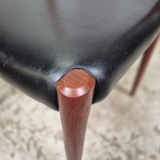 Image 1 of 4X Niels Møller Modèle 77 Chaise de salle à manger danoise vintage Teck
