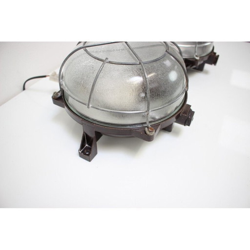 Paire de lampes de plafond vintage, Tchécoslovaquie années 1960