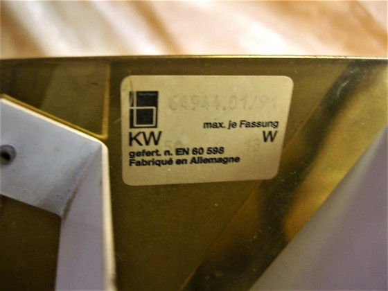 Image 1 of Appliques (2), Appliques murales, Mid Century Modern, Art Deco, Laiton, Hyper Vintage, Très rare