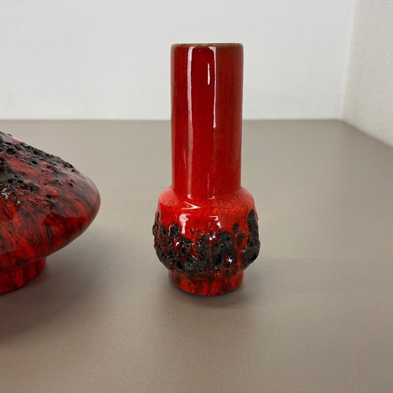 Image 1 of Ensemble de 3 vases en céramique vintage par Otto Keramik, Allemagne, années 1970