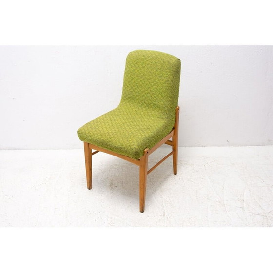 Image 1 of Ensemble de 4 chaises vintage en bois de hêtre par Miroslav Navrátil, Tchécoslovaquie 1960