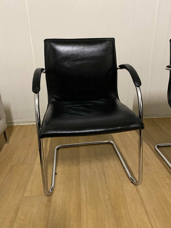 Image 1 of Déstockage - 2x Walter Knoll Chairs George Cantilever