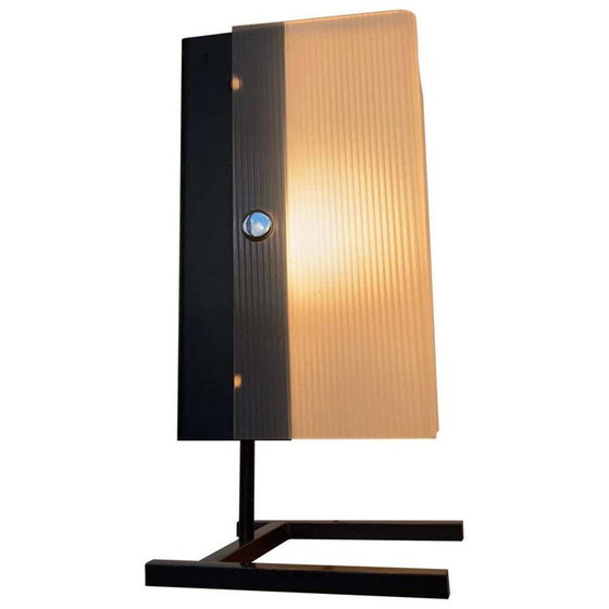 Image 1 of Paire de lampes de table vintage de l'ère spatiale pour Drupol, Tchécoslovaquie 1960