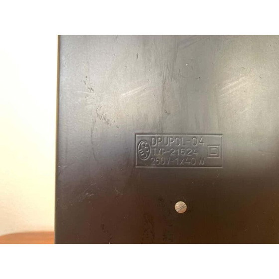 Image 1 of Paire de lampes de table vintage de l'ère spatiale pour Drupol, Tchécoslovaquie 1960