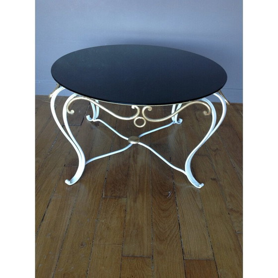 Image 1 of Table d'appoint en fer forgé - années 1950